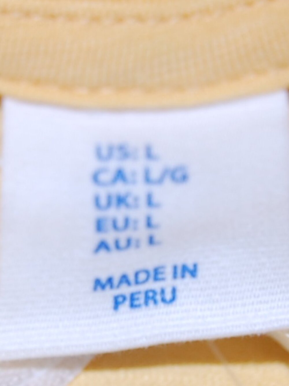 NWT, roll sleeve, yellow T - Picture 8 of 9